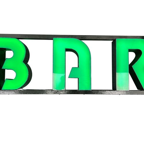 An original italian bar sign, 1960s