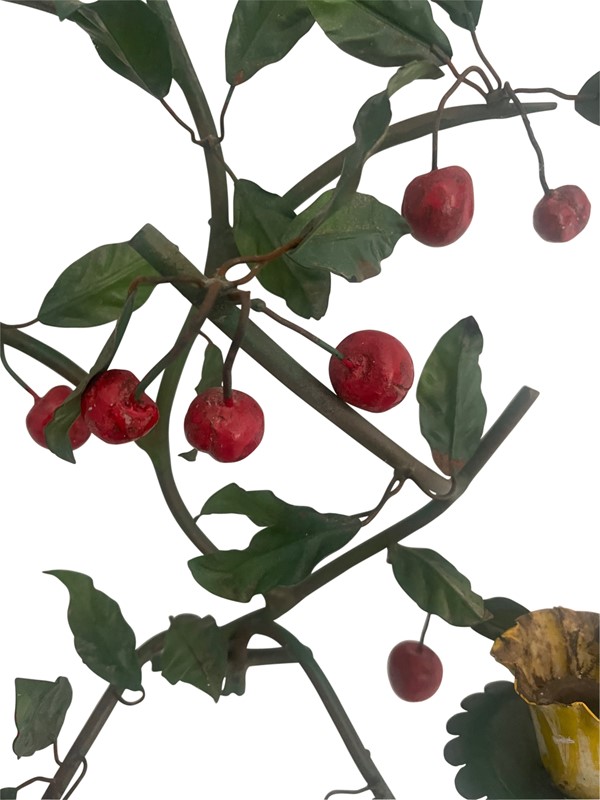 A Sicilian Cherry Tole Sconce, Italian , 1940S-covelli-tennant-img-2483-main-638001443293471663.jpg