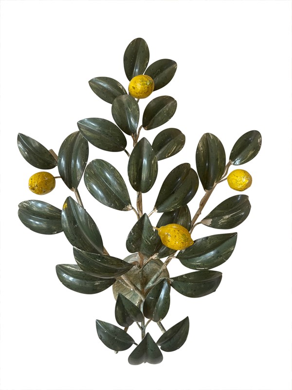 An amalfi lemon painted tole wall applique, 1970s-covelli-tennant-img-6078-main-638001430675437392.jpg