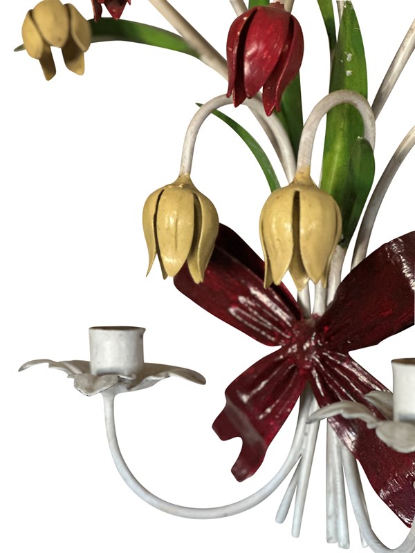 An Italian Painted Tole 'Ribbon Tied Tulips' Sconce, 1940S-covelli-tennant-img-8373-main-638193332919165403.jpg
