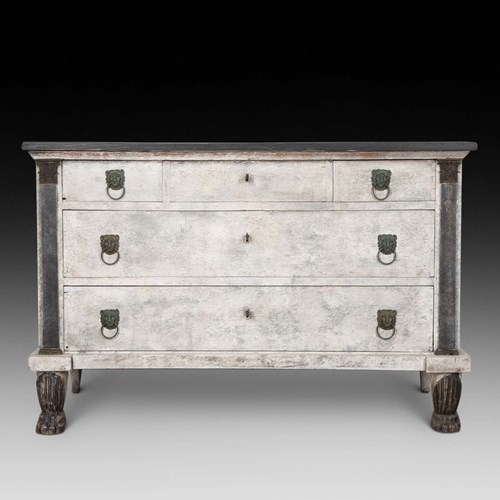 19Th Century Painted Chest Of Drawers