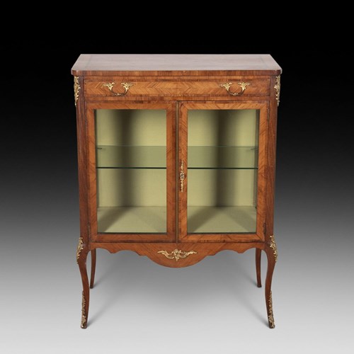 19Th Century Small King Wood Display Cabinet
