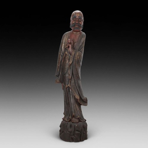 20Th Century Carved Wooden Figure