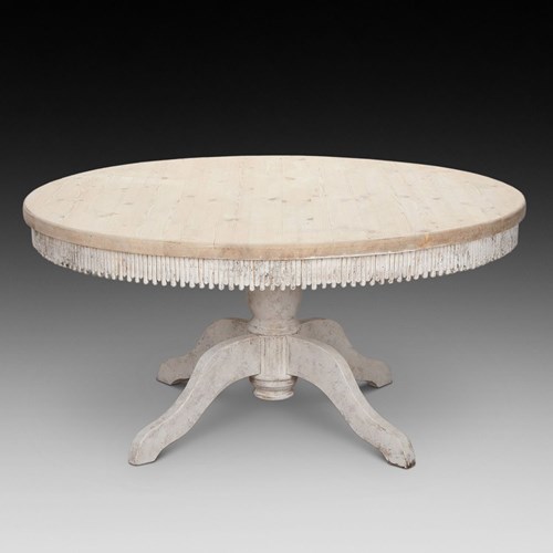 20Th Century Circular Pine Centre Table