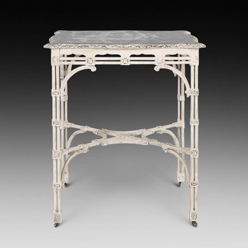 20Th Century English Decorative Painted Side Table