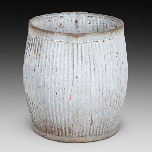 Decorative 1940S English Metal Water Butt