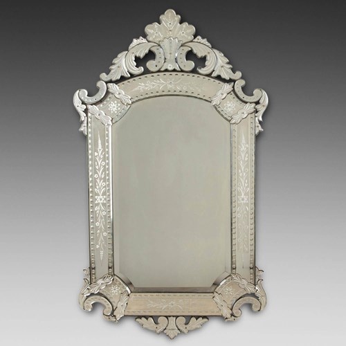 Early 20Th Century Italian Decorative Venetian Mirror
