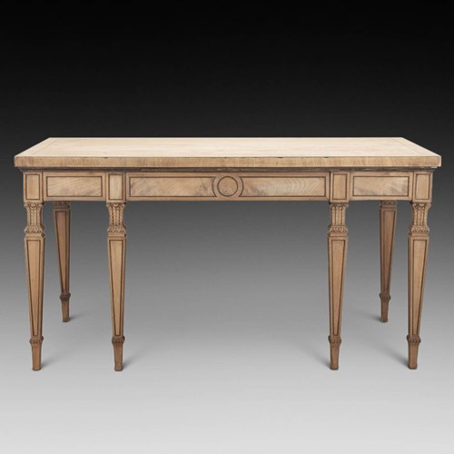 Georgian Bleached Mahogany Console Table