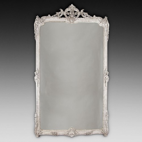 Large 20Th Century Painted Mirror