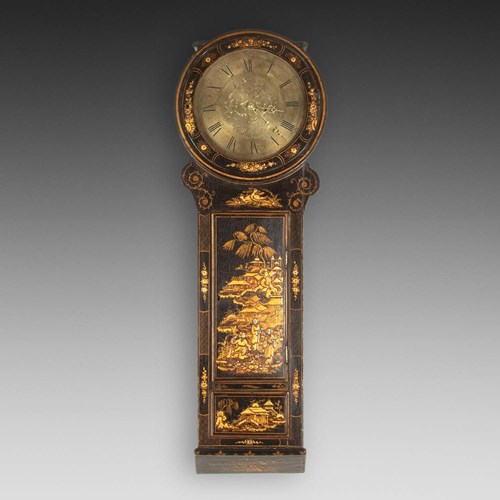 Late 18Th Century English Chinoiserie Tavern Clock