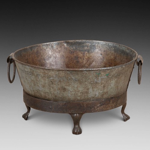 Late 19Th Century English Metal Industrial Drinks Bucket