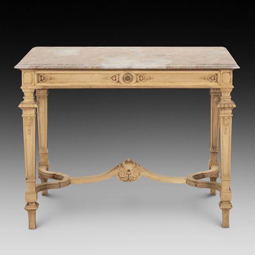 Late 19Th Century French Marble Top Side Table