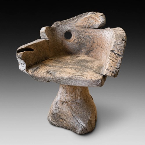 Mid-20Th Century English Elm 'Tree Trunk' Chair