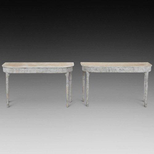 Pair Of Early 19Th Century English Painted Console Tables