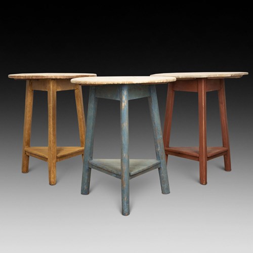 Trio Of Decorative Cricket Tables