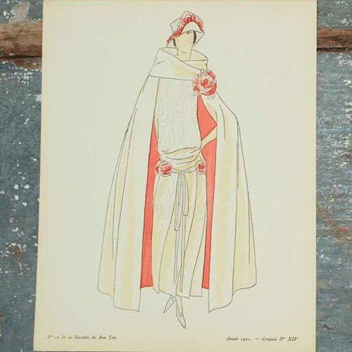 No 10 de la Gazette du Bon Ton Pocket Pochoir French 1922