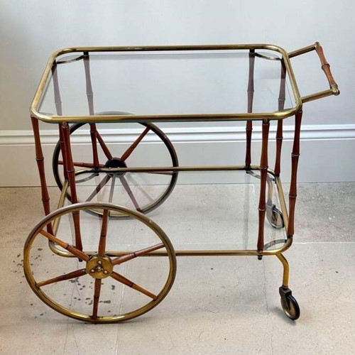 Superb Maison Jansen Cocktail Trolley C1960