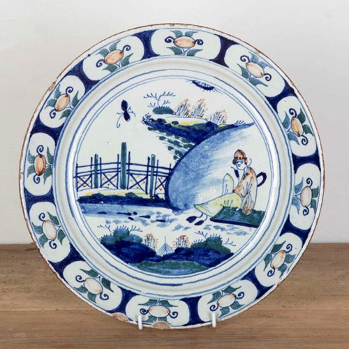 18th Century Lambeth Delft Charger