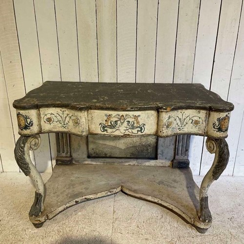 Italian painted console table circa 1880
