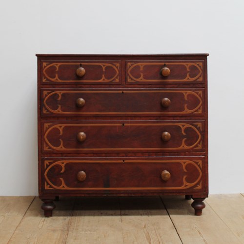 19Th Century Gothic Chest Of Drawers