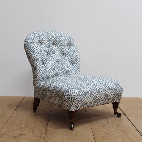 Early 19Th Century Howard And Sons Slipper Chair