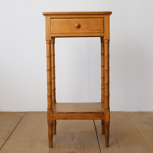 19Th Century Pine Lamp Table