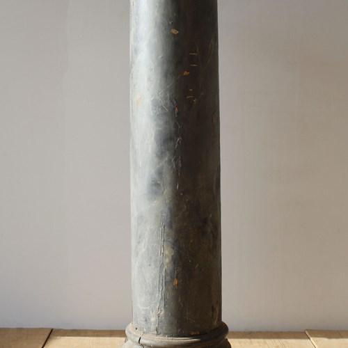19Th Century Solid Wood Column