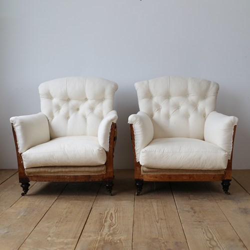 Pair Of 19Th Century Armchairs