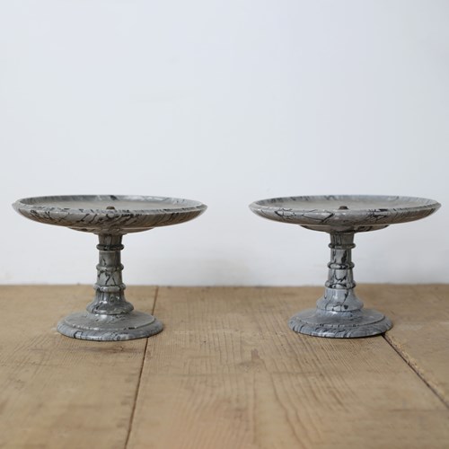 Pair Of 19Th Century Marble Tazzas