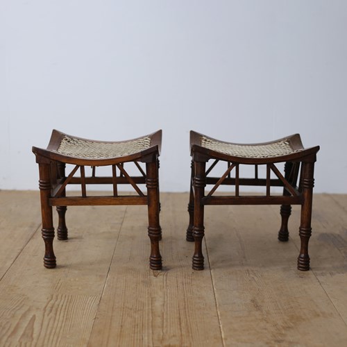 Pair Of 20Th Century Thebe Stools