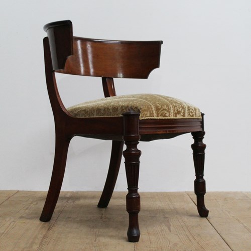 19Th Century Klismos Style Desk Chair