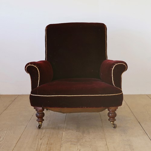 Matched Pair Of 19Th Century Victorian Armchairs