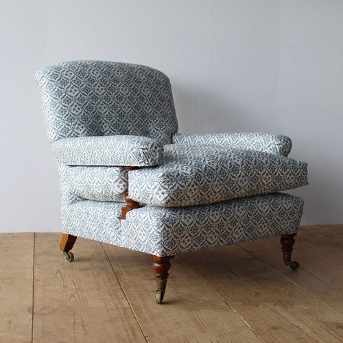 Early Howard And Sons Open Armchair