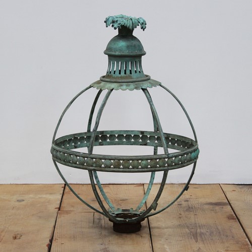 19Th Century Globe Lantern