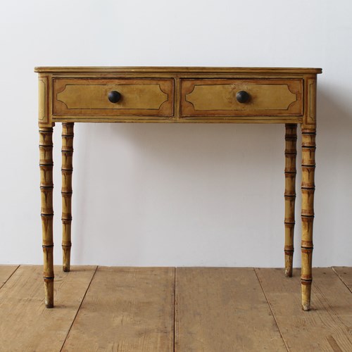 Early 19Th Century Two Drawer Side Table 