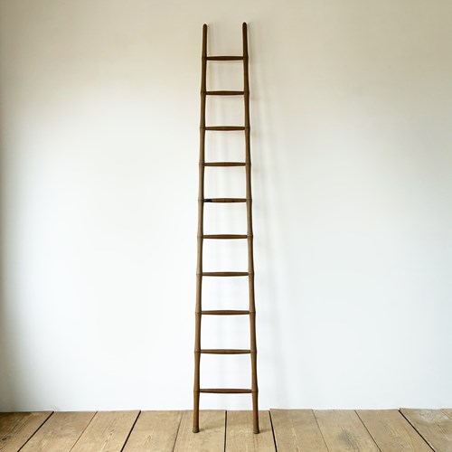 19Th Century Faux Bamboo Ladder