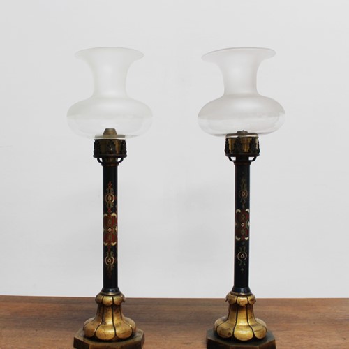 Pair Of 19Th Century Lamps