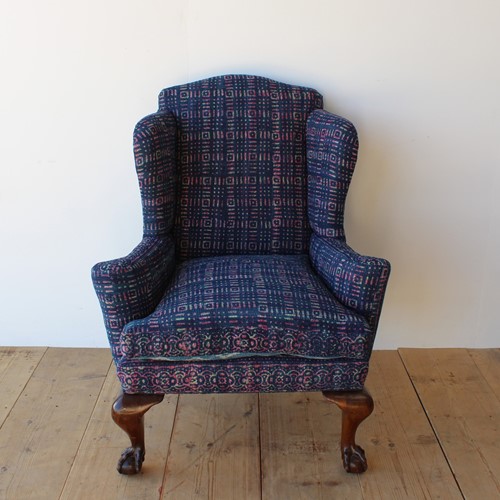 19Th Century Georgian Wing Back Chair