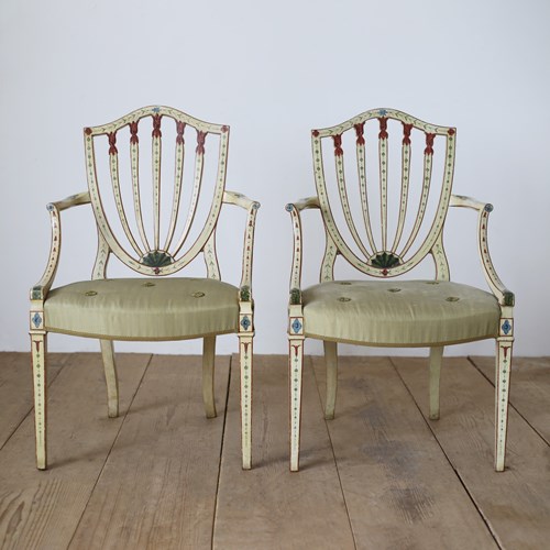 Pair 19Th Century Armchairs