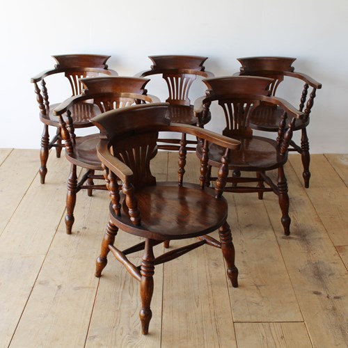 Set Of Six Captain Chairs