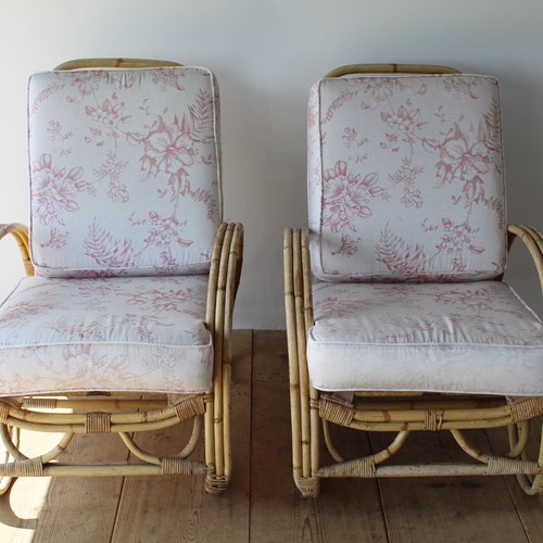 Pair Of Early 20Th Century Sun Loungers 