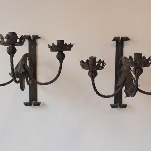 20th Century Gothic Wall Lights