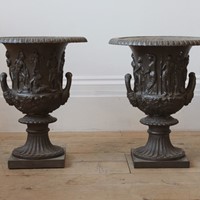 Pair of 19th Century Urns
