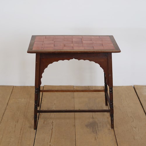 Arts And Crafts Tile Top Table