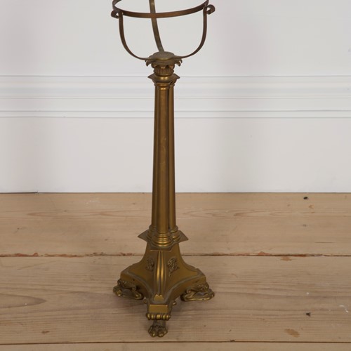 Antique Bronze Lamp Base 