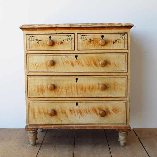 19Th Century Chest Of Drawers