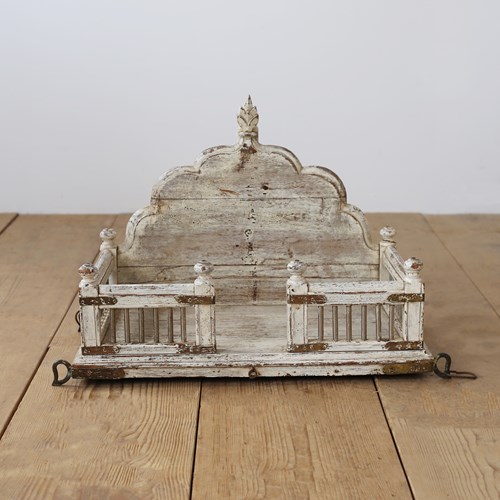 Indian Wooden Hindu Deity Jhula / Palna
