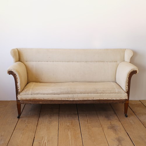 19Th Century Wing Back Sofa