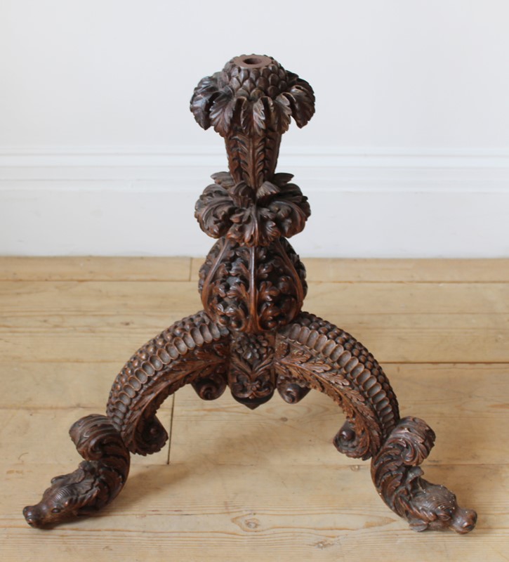 19th Century Anglo Indian Carved Table Base-dean-antiques-img-9588-main-637311869056255401.JPG