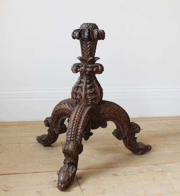 19th Century Anglo Indian Carved Table Base-dean-antiques-img-9591-main-637311868913287910.JPG